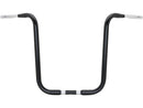 Gorilla Apehanger Handlebar 1" Clamp diameter Non-Dimpled 3-Hole Black - 18 Inch