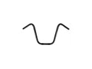 Narrow Apehanger Handlebar Black Powder Coated - 1 x 12 Inch
