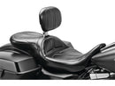 Maverick With Backrest Smooth Seat Black Vinyl