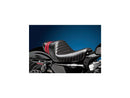 Stubs Spoiler Pleated Seat Red / Red Stripes Black Red Vinyl