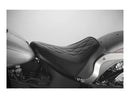 Bare Bones Bel Air Solo Seat Black Vinyl For 06-17 Dyna