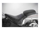 Hot Rod Series Diamond Pillion Pad Black Vinyl For 06-17 Dyna