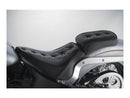 Bare Bones Avanti Buttoned Pillion Pad Black Vinyl