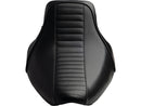 Bare Bones Daddy-O Solo Seat Black Vinyl For 08-17 Softail