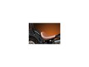 Bare Bones Solo Seat Pleated Stitch Brown Vinyl For 11-12 FXS, 12, 14-15 FLS