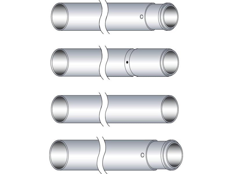 Fork Tubes 77-83 FL/FX +4" Show Chrome - 24.75" x 41mm