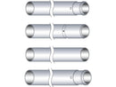 Fork Tubes 80-84 FXDWG +4" Show Chrome - 28.75" x 41mm