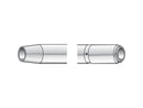 Fork Tube Fine Thread Show Chrome - 21.5" x 35mm x -2 Inch