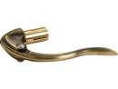 Retro Line Inverted Hand Control All in Raw Brass Brass Raw - 1 Inch
