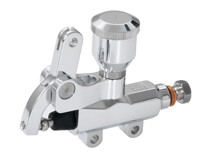 Wire Operated Master Cylinder With Oil Reservoir Aluminium Polished - 14mm