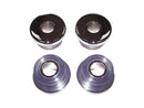 Heavy-Duty Polyurethane Handlebar Damper Kit Chrome Clear For 85-23 Touring