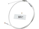 Platinum Idle Cable 45 Degree Stainless Steel Clear Coated Chrome Look 32 Inch For 88-95 Sportster