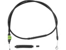 Stealth Series Clutch Cable +6 Inch Black Vinyl All Black 68 Inch For 07 Touring