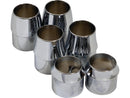 Exhaust End Cap Short Curve Chrome - 1.75 Inch