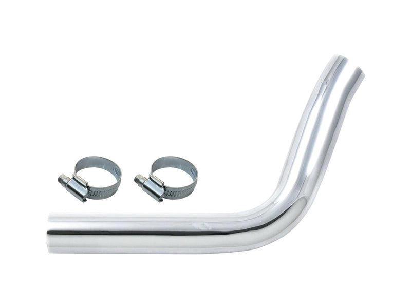 Exhaust Heat Shields 2 Into 1 Exhaust System Chrome Rear