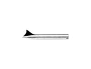 Straight Fishtail Muffler Chrome - 18 x 1.75 Inch