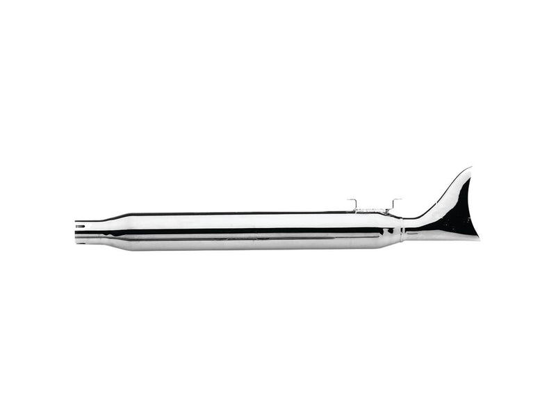Fishtail Muffler 29 Inch Long Chrome