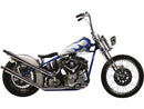 Upsweep Squish Pipe For 66-69 Rigid Frames Headers Chrome - 1.75 Inch