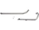 Sportster Rigid Frame Shotgun Slash Cut Drag Pipes Chrome - 1.75 Inch