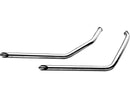 Dyna Slash Cut Drag Pipes Chrome - 1.75 Inch