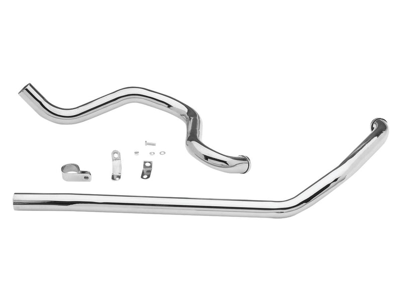 Independent Dual Evo Touring Headers Chrome - 1.75 Inch 95-06 Touring
