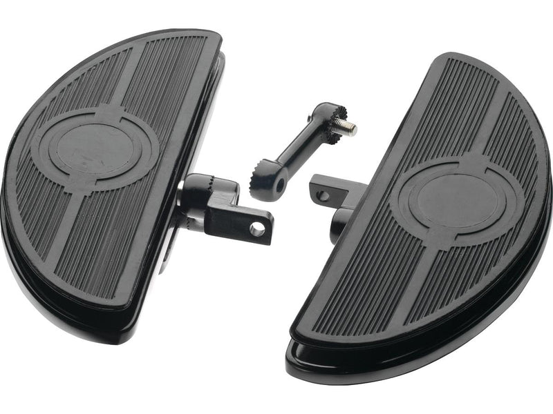 Adjustable Oval Floorboard Kit Solid Black