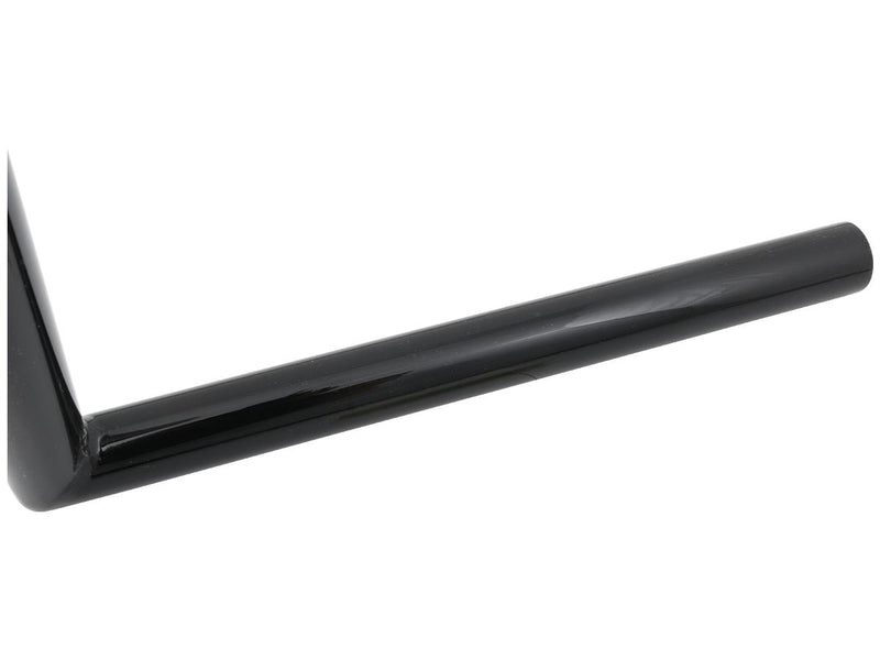 60s Wide Style Handlebar Black Powder Coated - 8 x 1 Inch