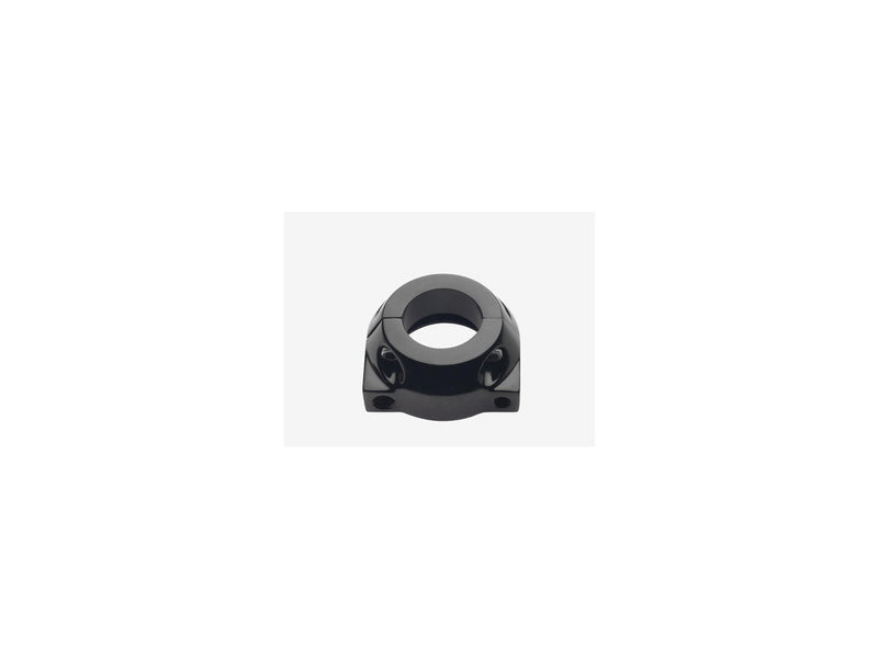 Custom Throttle Clamp Round Style Black 1 Inch Dual Cable