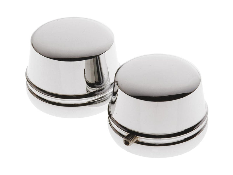 Tapered Axle Cover Round 30.4 MM / 23 MM Chrome