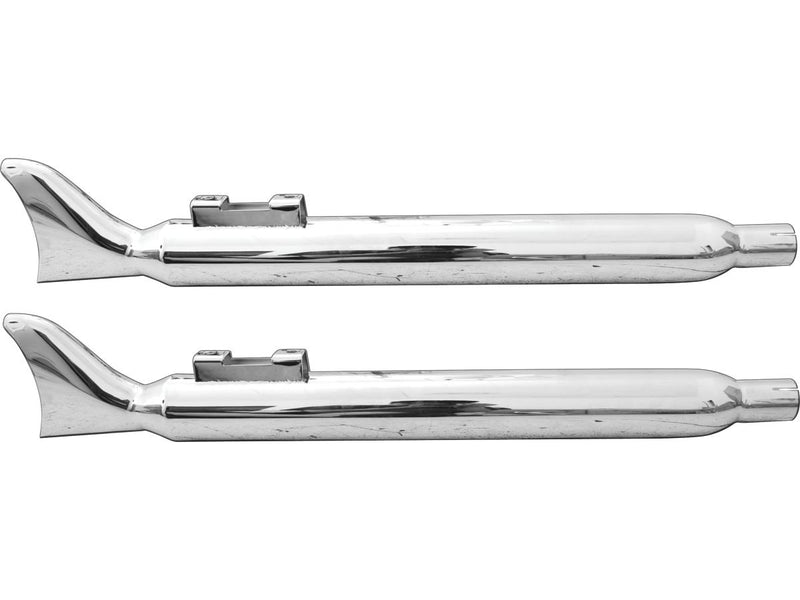 Fishtail Slip-On Muffler Chrome