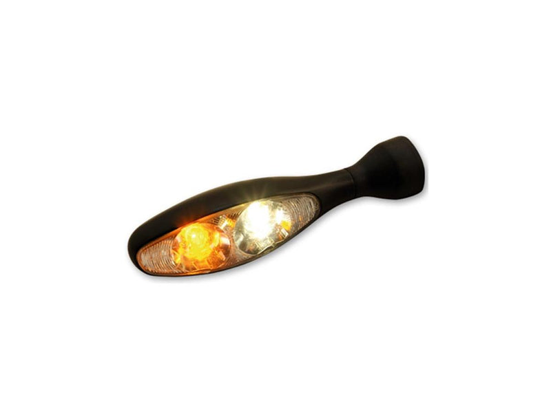 Micro 1000 PL LED Turn Signal / Position Light Black Clear LED