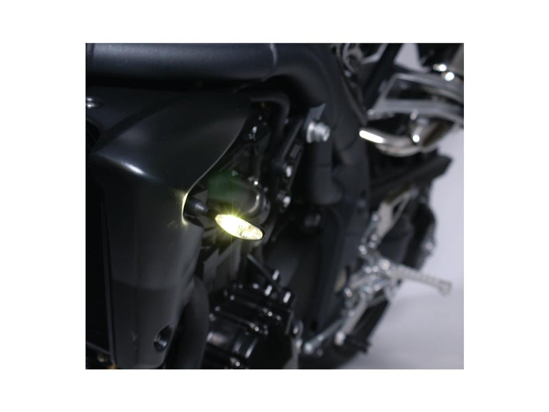 Micro 1000 PL LED Turn Signal / Position Light Black Clear LED