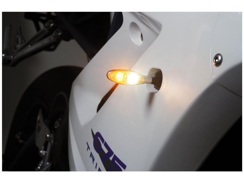 Micro 1000 PL LED Turn Signal / Position Light Black Clear LED