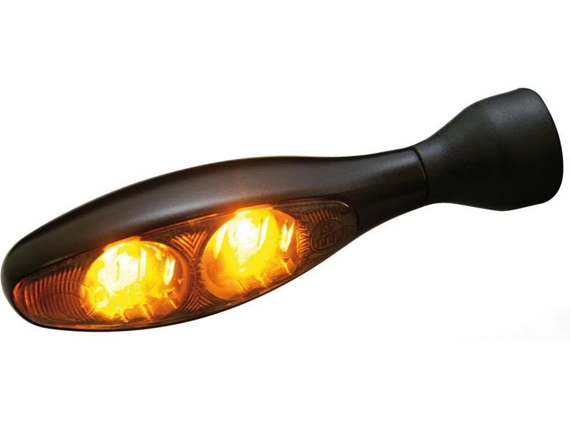 Micro 1000 Dark LED Turn Signal Black Tinted LED