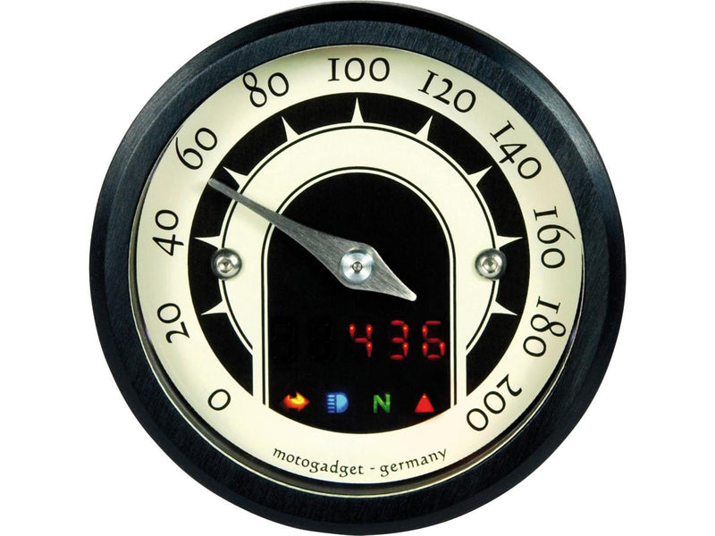 MST Speedster Speedometer Black - 49mm