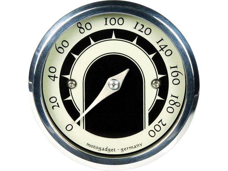 MST Speedster Speedometer Aluminium Polished - 49mm