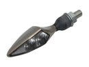 Micro Rhombus DF Titan LED Rear Left Turn Signal / Taillight / Brake Light Titanium Satin Clear LED