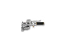 Deluxe Switch Housing Single Button Chrome