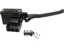 Custom Brake Master Cylinder Assembly With Switch Kit Black Anodized - 5/8 Inch