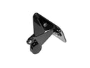 Side Mount Long License Plate Stainless Steel Gloss Black For 08-17 Softail