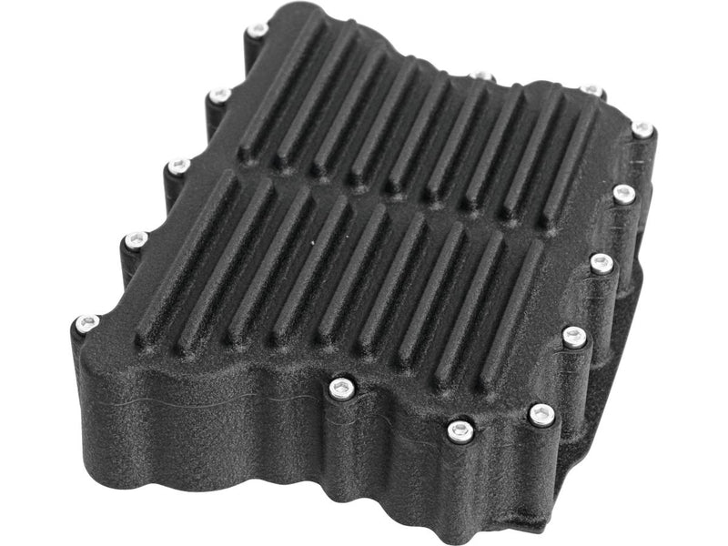 Ribbed Rocker Covers Black