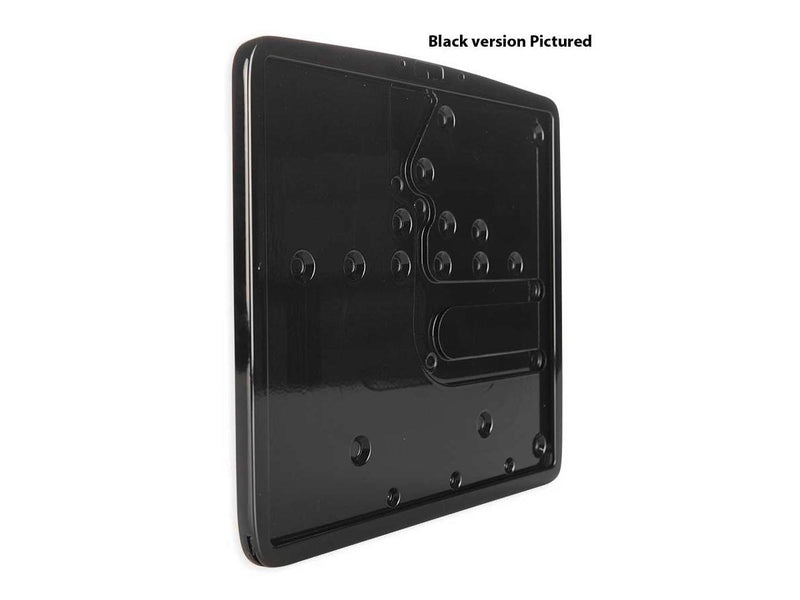 Inside License Base Plate German Black Satin - 200 x 180mm