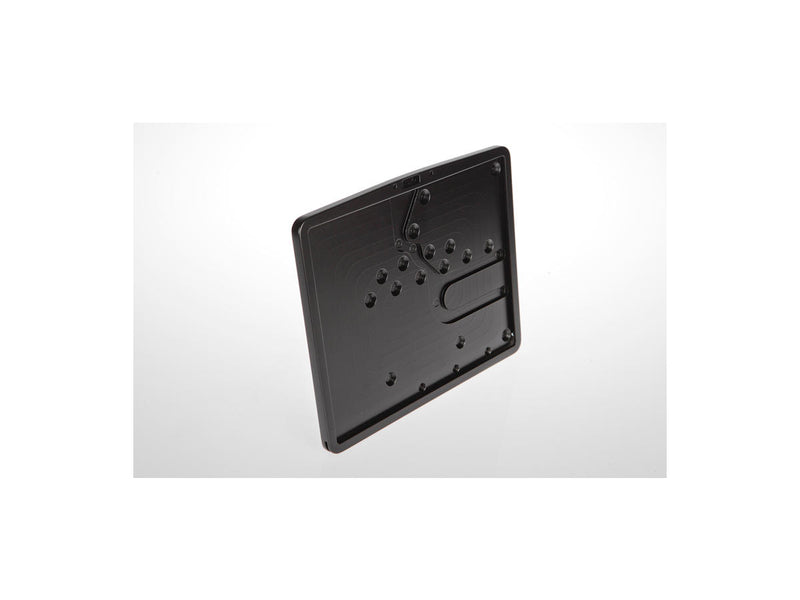 Inside License Base Plate German Black Satin - 200 x 180mm