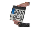 Inside License Base Plate Belgian Black Satin - 174 x 140mm