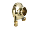 Deluxe External Throttle Housing Single Cable Brass Polished - 1 Inch