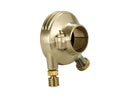Deluxe External Throttle Housing Single Cable Brass Satin - 1 Inch