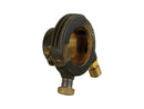 Deluxe External Throttle Housing Single Cable Brass Raw - 1 Inch