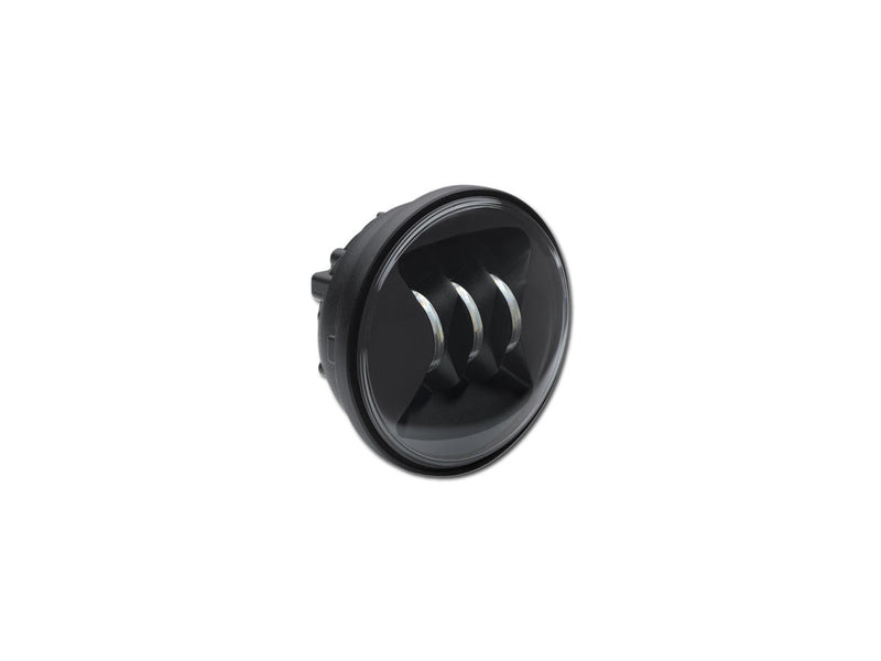 Model 6045 4.5" LED Nebel Headlight Insert With Black Reflector Black Clear LED