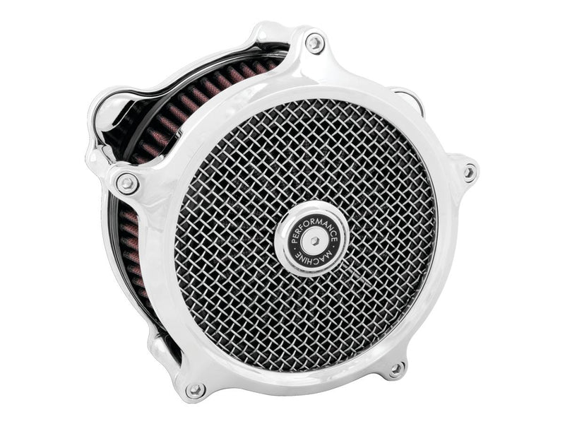 Super Gas Air Cleaner Chrome For 09-16 Trike