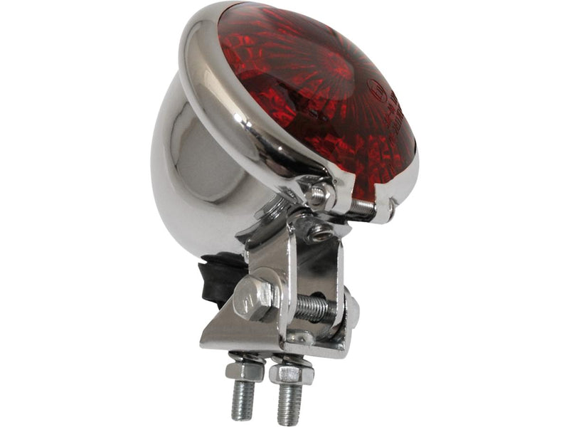 Bates Style Led Taillight Chrome Led 653390